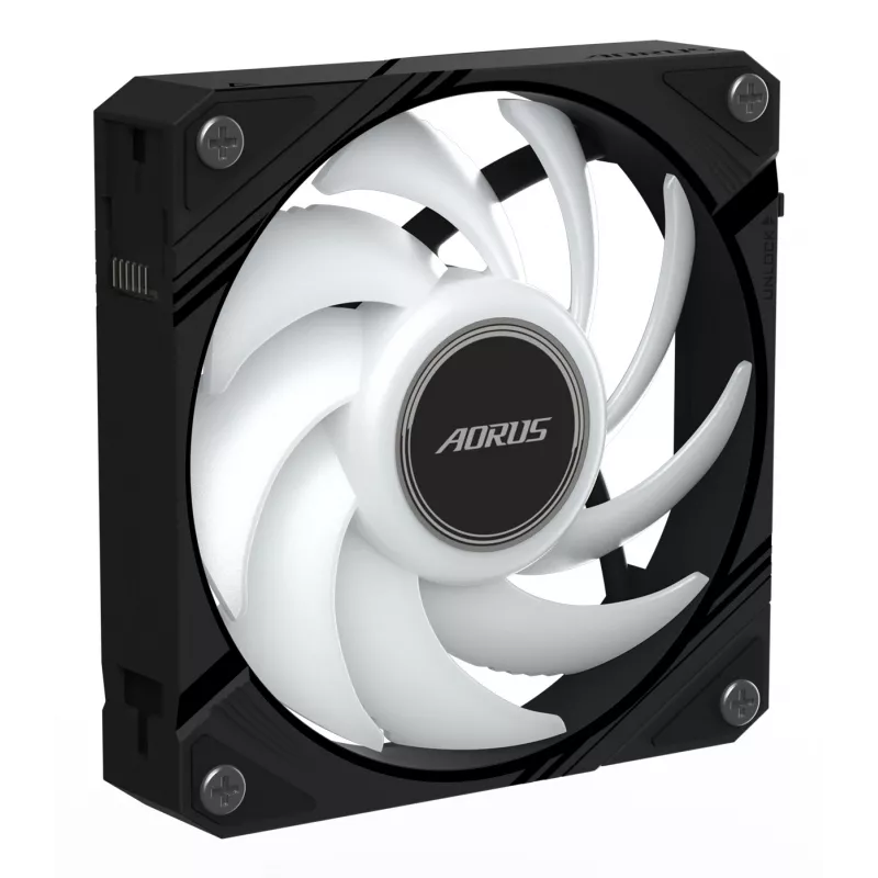 Gigabyte AORUS EZ CHAIN FAN 120 ventilador de caja, 120 mm, negro, GP-ECFAN1201