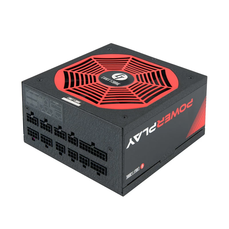 Fuente de alimentación Chieftec PowerPlay 850 W 20+4 pines ATX PS/2 negra, roja