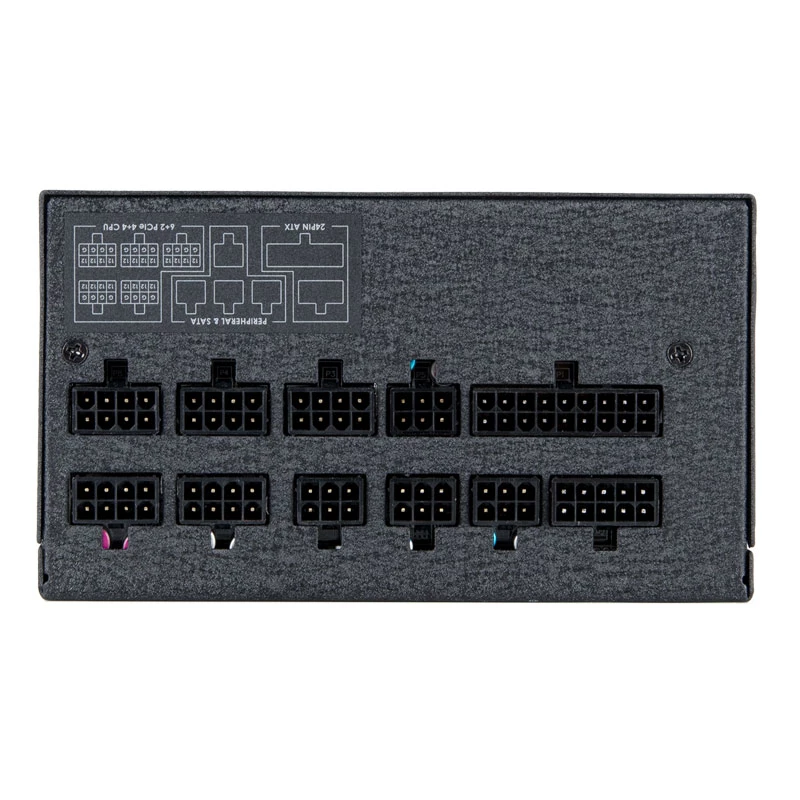 Fuente de alimentación Chieftec PowerPlay 850 W 20+4 pines ATX PS/2 negra, roja
