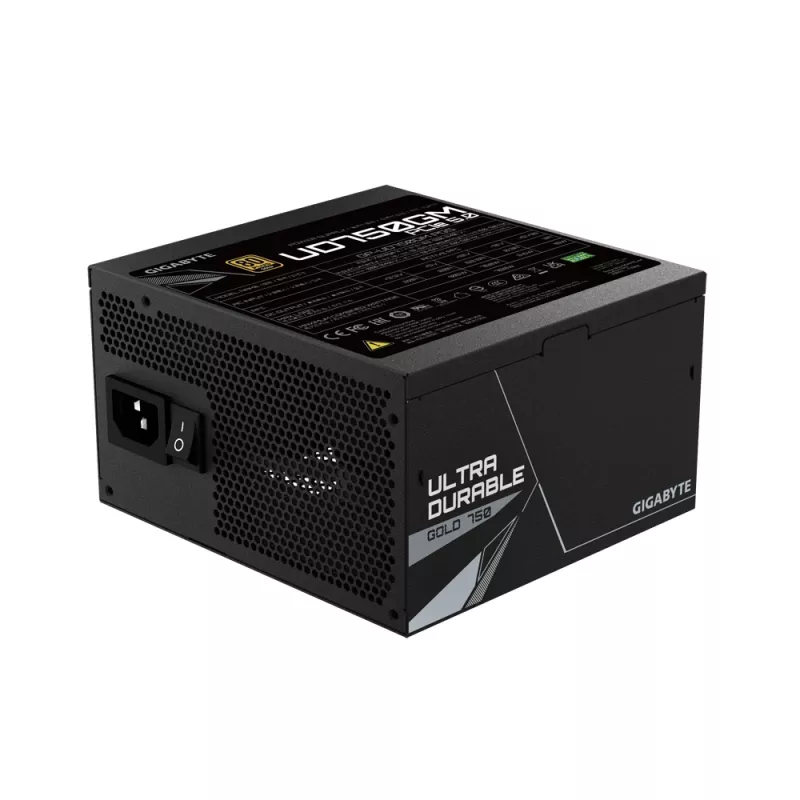 Fuente de alimentación GIGABYTE UD750GM PG5 750 W 20+4 pines ATX ATX negra
