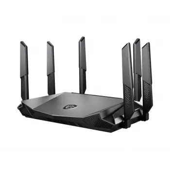 Router Wi-Fi MSI RadiX AX6600 WiFi 6 tri-banda Gigabit Ethernet tri-banda (2,4 GHz / 5 GHz / 5 GHz) negro