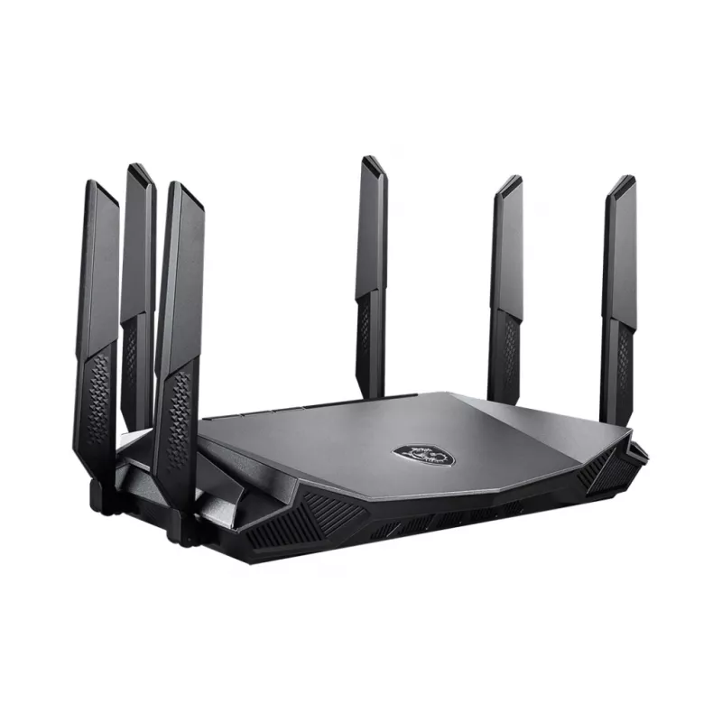 Router Wi-Fi MSI RadiX AX6600 WiFi 6 tri-banda Gigabit Ethernet tri-banda (2,4 GHz / 5 GHz / 5 GHz) negro