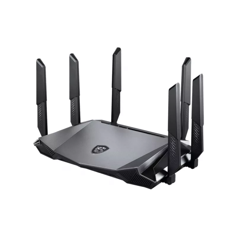 Router Wi-Fi MSI RadiX AX6600 WiFi 6 tri-banda Gigabit Ethernet tri-banda (2,4 GHz / 5 GHz / 5 GHz) negro
