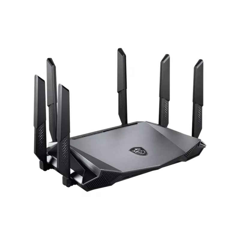 Router Wi-Fi MSI RadiX AX6600 WiFi 6 tri-banda Gigabit Ethernet tri-banda (2,4 GHz / 5 GHz / 5 GHz) negro