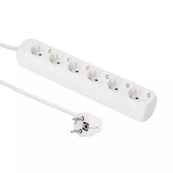 Regleta Microconnect GRU00615W 1,5 m 6 tomas de red blanco