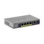 Switch PoE no gestionado 5 puertos Netgear GS105P 1Gb Ethernet con Power over Ethernet (GS105P-300EUS)