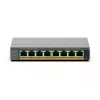 NETGEAR GS108EPP no gestionado Gigabit Ethernet (10/100/1000) Power over Ethernet (PoE) sobremesa/montaje en pared gris