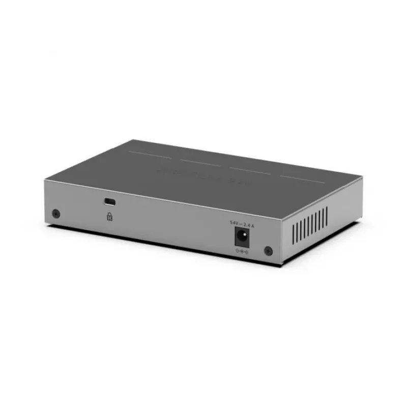 NETGEAR GS108EPP no gestionado Gigabit Ethernet (10/100/1000) Power over Ethernet (PoE) sobremesa/montaje en pared gris