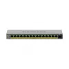 Switch PoE gestionado L2/L3 Gigabit Ethernet Netgear GS116EPP — 16x RJ‑45 10/100/1000, 1x SFP, 8000 entradas MAC, gris