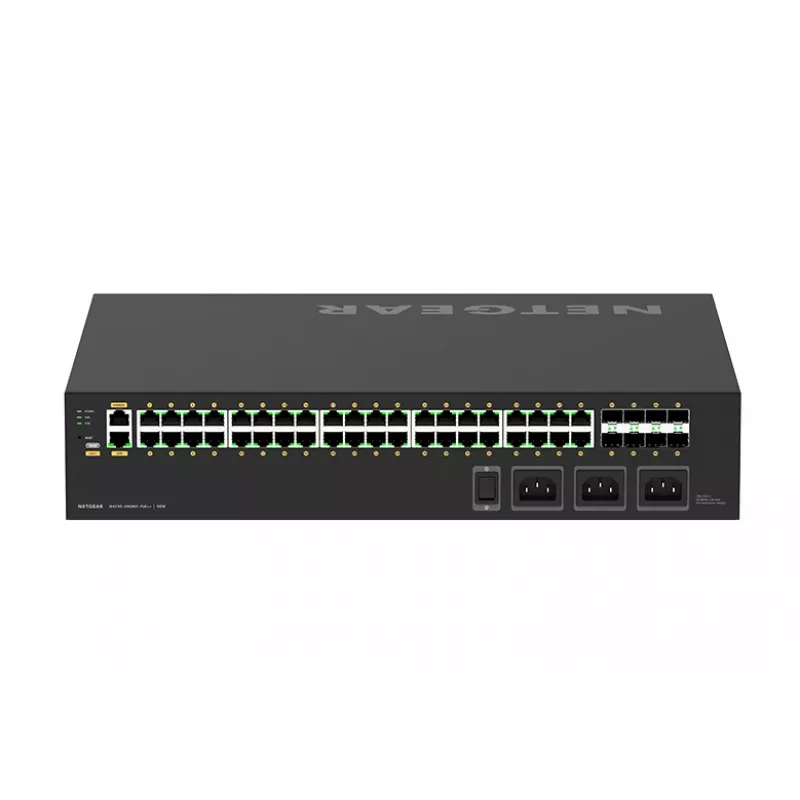 NETGEAR M4250-40G8XF-PoE++ gestionado L2/L3 Gigabit Ethernet (10/100/1000) Power over Ethernet (PoE) 2U negro