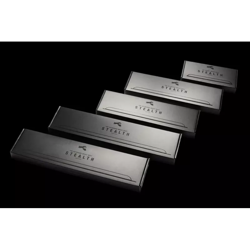 Reposamuñecas GLORIOUS GSW-100-STEALTH — espuma, negro, 430×100×13 mm