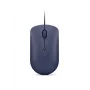 Ratón óptico con cable USB-C Lenovo GY51D20878, ambidiestro, 2400 DPI, 4 botones, azul