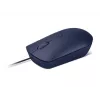 Ratón óptico con cable USB-C Lenovo GY51D20878, ambidiestro, 2400 DPI, 4 botones, azul
