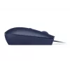 Ratón óptico con cable USB-C Lenovo GY51D20878, ambidiestro, 2400 DPI, 4 botones, azul