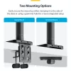 StarTech.com H1M1AG1-MONITOR-ARM soporte de escritorio para monitores ultrapanorámicos curvos de 49 pulgadas, brazo mecánico de resorte, brazo giratorio, VESA, pinza en C / montaje en orificio, máx. 44 lb