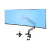 StarTech.com H1M1AG1-MONITOR-ARM soporte de escritorio para monitores ultrapanorámicos curvos de 49 pulgadas, brazo mecánico de resorte, brazo giratorio, VESA, pinza en C / montaje en orificio, máx. 44 lb