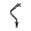 StarTech.com H1M1AG2-MONITOR-ARM soporte de escritorio para monitor, para pantallas de hasta 32 pulgadas, brazo articulado, pinza en C, compatible con TAA, plástico/acero, negro