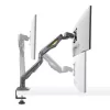 StarTech.com H1M1AG2-MONITOR-ARM soporte de escritorio para monitor, para pantallas de hasta 32 pulgadas, brazo articulado, pinza en C, compatible con TAA, plástico/acero, negro