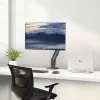 StarTech.com H1M1AG2-MONITOR-ARM soporte de escritorio para monitor, para pantallas de hasta 32 pulgadas, brazo articulado, pinza en C, compatible con TAA, plástico/acero, negro