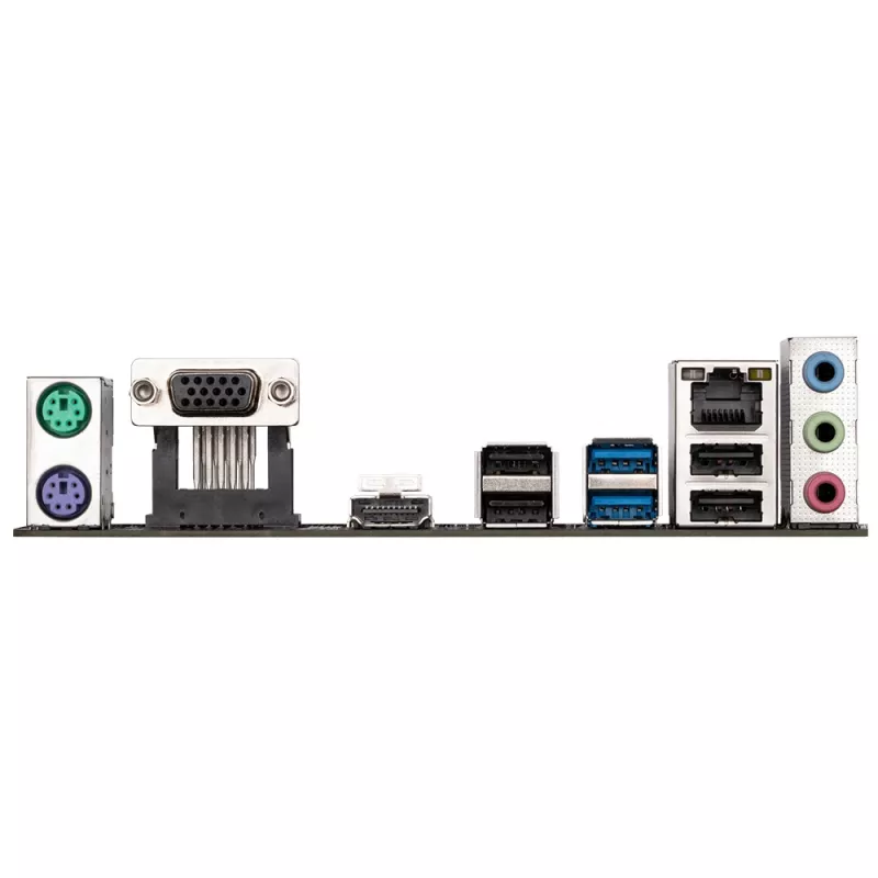 Placa base GIGABYTE H610M H V2 DDR4 - Compatible con Intel Core de 14.ª generación, VRM digital híbrido 6+1+1, hasta 3200 MHz DDR4 (OC), 1x PCIe 3.0 M.2, GbE LAN, USB 3.2 Gen 1