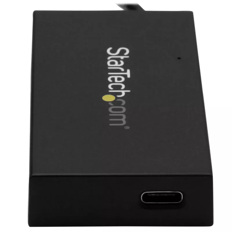 StarTech.com HB30A3A1CSFS concentrador USB 3.0 de sobremesa de 4 puertos, USB-A a 3x USB-A + 1x USB-C, con adaptador de corriente