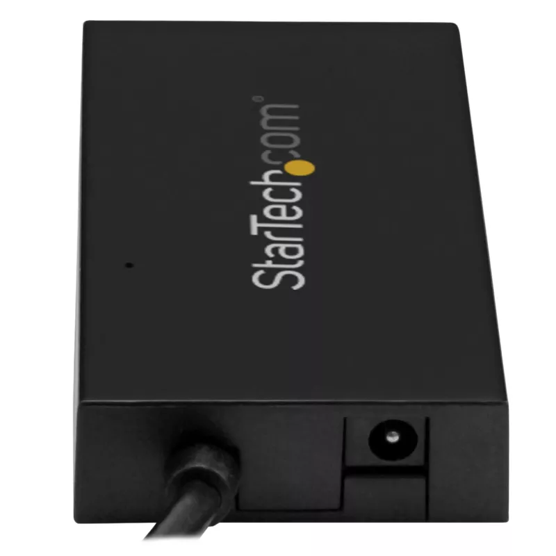 StarTech.com HB30A3A1CSFS concentrador USB 3.0 de sobremesa de 4 puertos, USB-A a 3x USB-A + 1x USB-C, con adaptador de corriente
