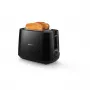 Tostadora Philips Daily Collection HD2581/90, 2 rebanadas, negra, plástico, control giratorio, 830 W, 220-240 V