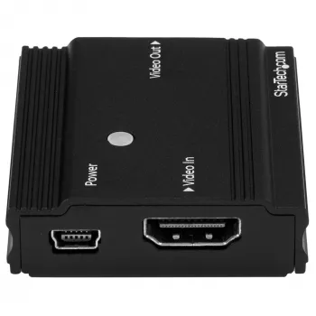 Amplificador de señal HDMI StarTech.com - Extensor HDMI - 4K 60Hz, 3840 x 2160 píxeles, repetidor AV, 35 m, negro, HDCP
