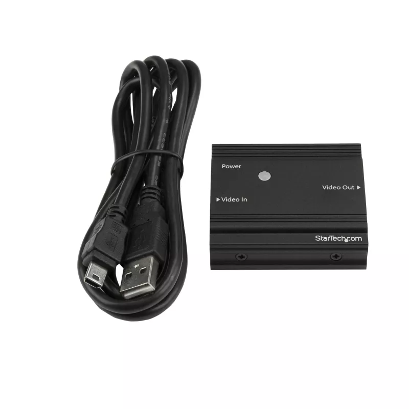Amplificador de señal HDMI StarTech.com - Extensor HDMI - 4K 60Hz, 3840 x 2160 píxeles, repetidor AV, 35 m, negro, HDCP