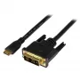 Cable Mini HDMI a DVI de 1 m (3,3 ft) StarTech.com - Cable DVI-D a HDMI (1920x1200p) - Conector macho Mini HDMI de 19 pines a conector macho DVI-D - Cable adaptador de monitor digital M/M - Adaptador Mini HDMI a DVI