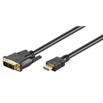 Adaptador de cable de vídeo Microconnect HDM191811.5 1,5 m HDMI DVI-D negro