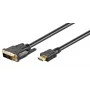 Adaptador de cable de vídeo Microconnect HDM191813 3 m HDMI DVI-D negro