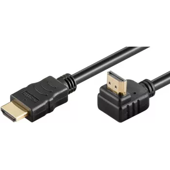 Cable HDMI Microconnect HDM19191V2.0A90 1 m HDMI Type-A (estándar) negro