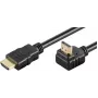 Cable HDMI Microconnect HDM19191V2.0A90 1 m HDMI Type-A (estándar) negro