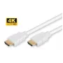 Cable HDMI High Speed Microconnect, 3 m, blanco