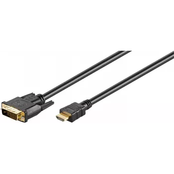Adaptador de cable de vídeo Microconnect HDM192415 5 m DVI-D HDMI Type-A (estándar) negro