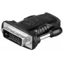 Adaptador de cable Microconnect HDM19F24 HDMI Type-A a DVI-D Dual Link (24+1 pines) negro