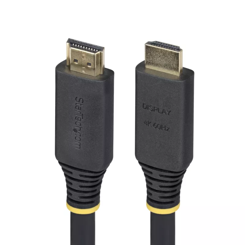 StarTech.com cable HDMI Active High Speed de 10m (32.8ft), 4K 60Hz/1440p 144Hz, HDR10/HDCP 2.2/ARC, 18Gbps, UHD HDMI 2.0 para TV/Monitor/Display, funda TPE