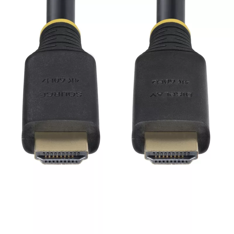 StarTech.com cable HDMI Active High Speed de 10m (32.8ft), 4K 60Hz/1440p 144Hz, HDR10/HDCP 2.2/ARC, 18Gbps, UHD HDMI 2.0 para TV/Monitor/Display, funda TPE
