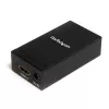 StarTech.com Convertidor activo de HDMI o DVI a DisplayPort, convertidor de vídeo activo, alimentación, negro, acero, CE, FCC, RoHS, 1920 x 1200 píxeles