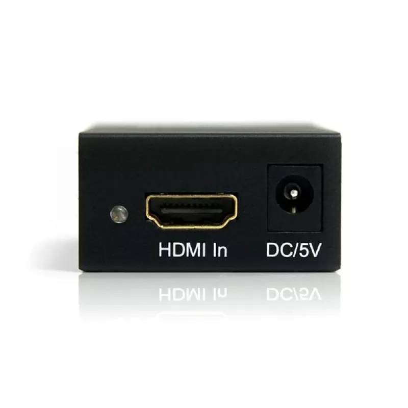 StarTech.com Convertidor activo de HDMI o DVI a DisplayPort, convertidor de vídeo activo, alimentación, negro, acero, CE, FCC, RoHS, 1920 x 1200 píxeles