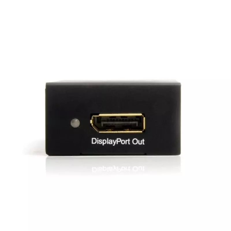 StarTech.com Convertidor activo de HDMI o DVI a DisplayPort, convertidor de vídeo activo, alimentación, negro, acero, CE, FCC, RoHS, 1920 x 1200 píxeles