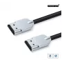 Microconnect HDMISUPERSLIM1M Cable HDMI 1 m HDMI Type-A (estándar) negro, metálico