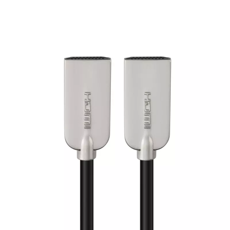 Microconnect HDMISUPERSLIM2M Cable HDMI 2 m HDMI Type-A (estándar) negro, metálico