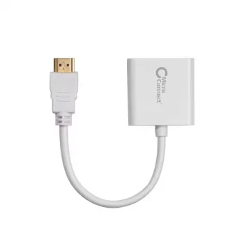 Microconnect HDMVGA1 Cable adaptador de vídeo 0,15 m HDMI Type-A (estándar) VGA (D-Sub) blanco
