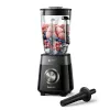 Batidora de vaso Philips 5000 Serie HR3030/00 — recipiente de vidrio de 2 L, 1200 W, trituración de hielo, negra