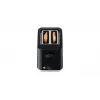 Tostadora BRAUN HT1010BK — 2 rebanadas, 900 W, negra, carcasa de plástico, ranura 132×35×119 mm