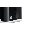 Tostadora BRAUN HT1010BK — 2 rebanadas, 900 W, negra, carcasa de plástico, ranura 132×35×119 mm