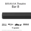 Sony BRAVIA Theatre Bar 8 – Barra de sonido Dolby Atmos, 11 altavoces, Wi-Fi, Bluetooth, 360 Spatial Sound Mapping