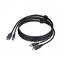 Cable KVM StarTech.com 1,8 m HDMI y USB 5 Gbit/s, 4K 60Hz, cable combo HDMI 2.0 y USB para conmutadores KVM